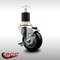 Service Caster 3.5'' SS Black Poly Swivel 1-7/8'' Expanding Stem Caster with Brake SCC-SSEX20S3514-PPUB-BLK-TLB-178 - alternate 4